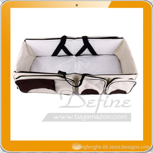 3 in 1 MultiPurpose baby diaper bag bed